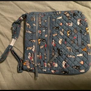 Vera Bradley Cats meow triple zip hipster